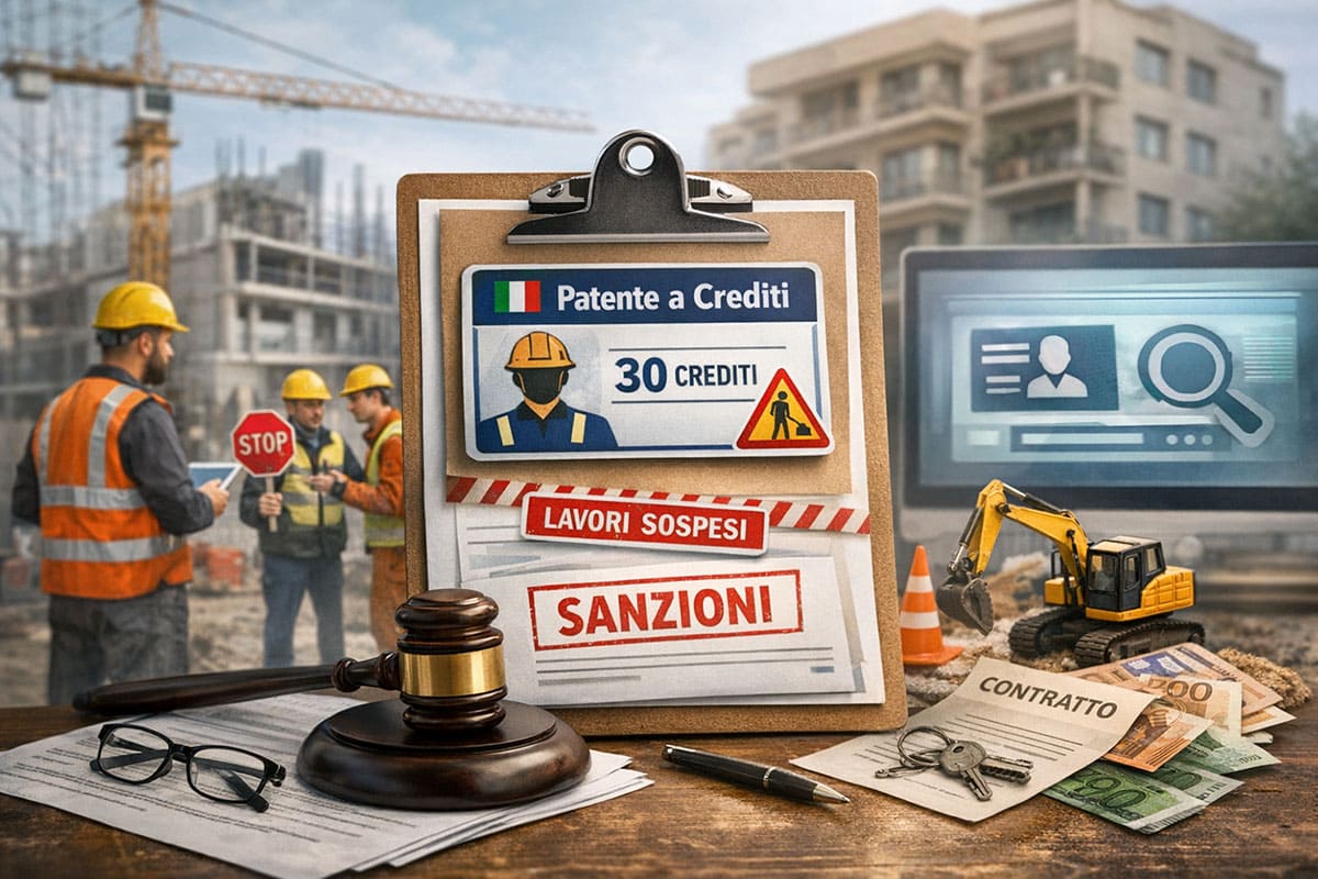 Patente a crediti nei cantieri: obblighi, verifica, sanzioni e recupero dei crediti 1 Patente a crediti nei cantieri: obblighi, verifica e recupero dei crediti